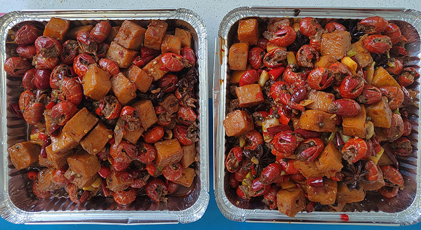 錫紙盒蝦尾 錫紙盒蝦尾